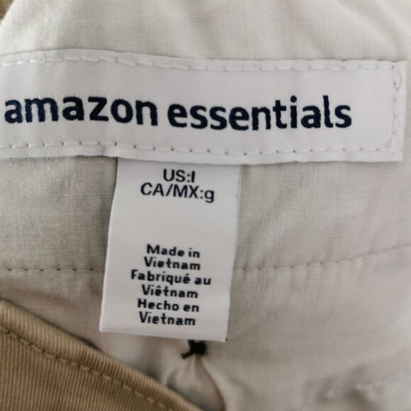 Amazon Essentials Slim Khaki Pants Elastic Cuffs L - Picture 6 of 7
